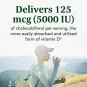 MegaFood Vitamin D3 5000 IU (125 mcg) - Bone Health and Immune Support with Vitamins D3, K, and K2 -