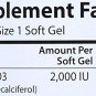 Carlson - Vitamin D3, 2000 IU (50 mcg), Bone & Immune Health, Vitamin D Supplements, Cholecalciferol