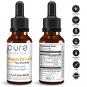 Vegan D3 + K2 Organic Full Spectrum Liquid for Maximum Absorption | 5 Drops = 5,000 IU Micellized Vi