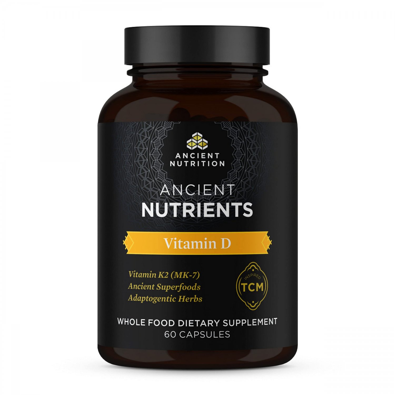 Vitamin D Supplement by Ancient Nutrition, 5,000 IU Vitamin D for Immune Support, Made from Bone Bro