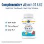 Nordic Naturals Vitamin D3 + K2 Gummies, Pomegranate - 1000 IU Vitamin D3 + 45 mcg Vitamin K2-60 Gum
