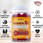 Vitamin D3 5000 IU 125mcg Gummies by New Age - 2 Pack - Support Immune Health - Non-GMO, Gluten-Free