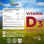 Vitamin D3 5000 IU 125mcg Gummies by New Age - 2 Pack - Support Immune Health - Non-GMO, Gluten-Free