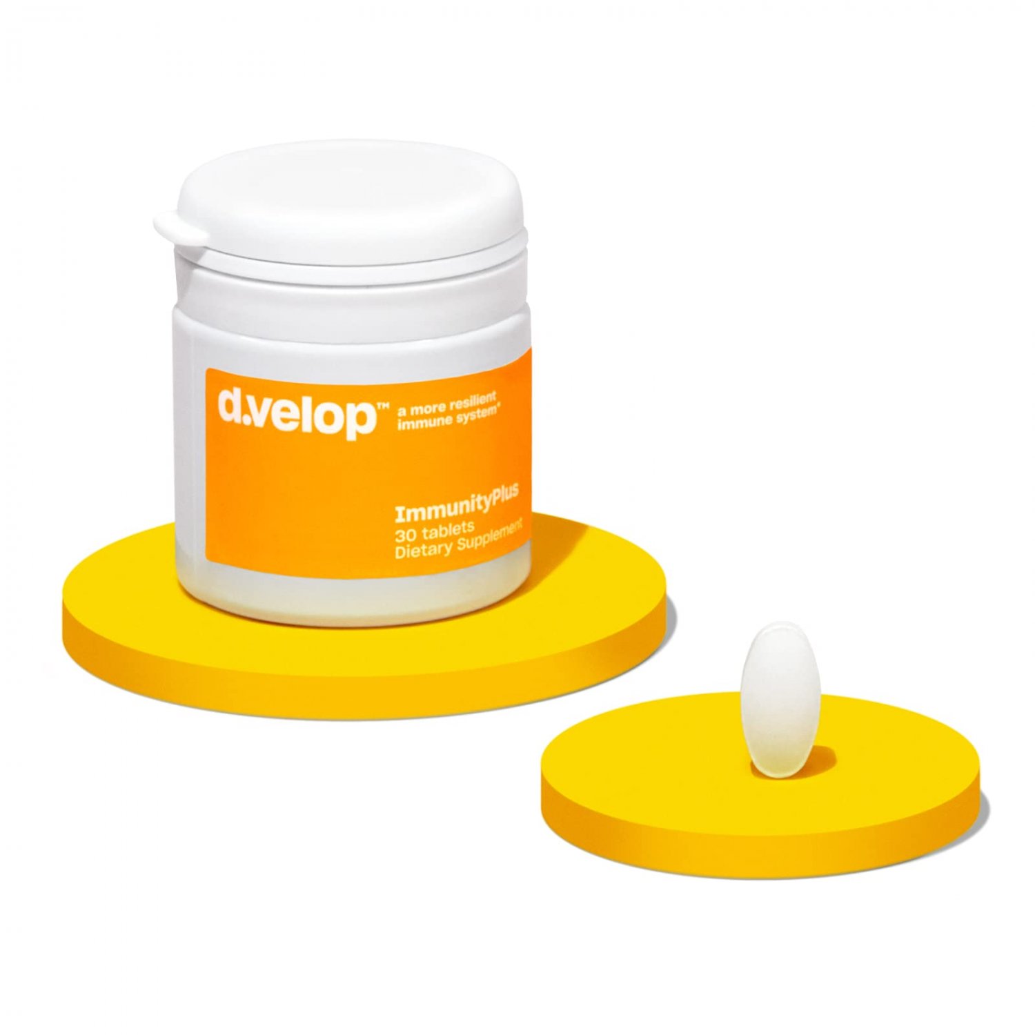 d.velop Vitamin D ImmunityPlus ? 30 Tablets, 20 mcg (2400 IU) ? Vitamin D Supplement w/ Zinc and Vit