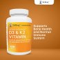 Dr. Berg's Vitamin D3 K2 - Advanced 2 in 1 Formula - Includes 10,000 IUs Vitamin D3, 100 mcg MK7 Vit