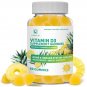 Vitamin D3 Gummies - Chewable, Organic, Non-GMO, Vegetarian, No Corn Syrup Vitamin D Gummies for Adu