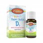Carlson - Baby's Super Daily D3, Baby Vitamin D Drops, 400 IU (10 mcg) per Drop, 1-Year Supply, Vege