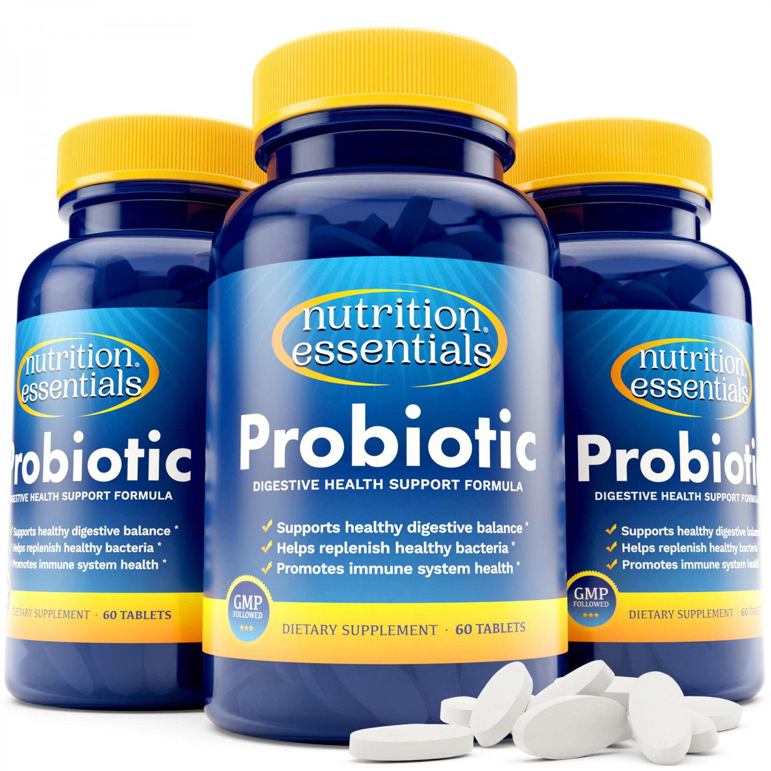 Nutrition Essentials GMP Certified Probiotic Dietary Supplement 3 ...