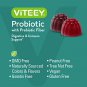 Probiotics Plus Prebiotics Fiber Gummies, Extra Strength 2 Billion CFUs for Immune Support and Diges