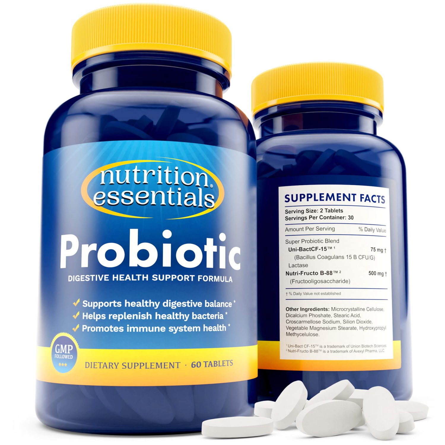 Probiotics for Women & Men - 900 Billion CFU Probiotics Digestive Health - 62% more Stable Probiotic