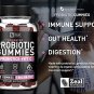 Probiotic Gummies for Adults and Kids (60 Count | 5 Billion CFU) w/Organic Berry Antioxidants & Vita