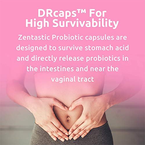 Zentastic Women's Probiotic & Prebiotic Supplement with Cranberry ? 35 Billion CFU ? Immune & Digest