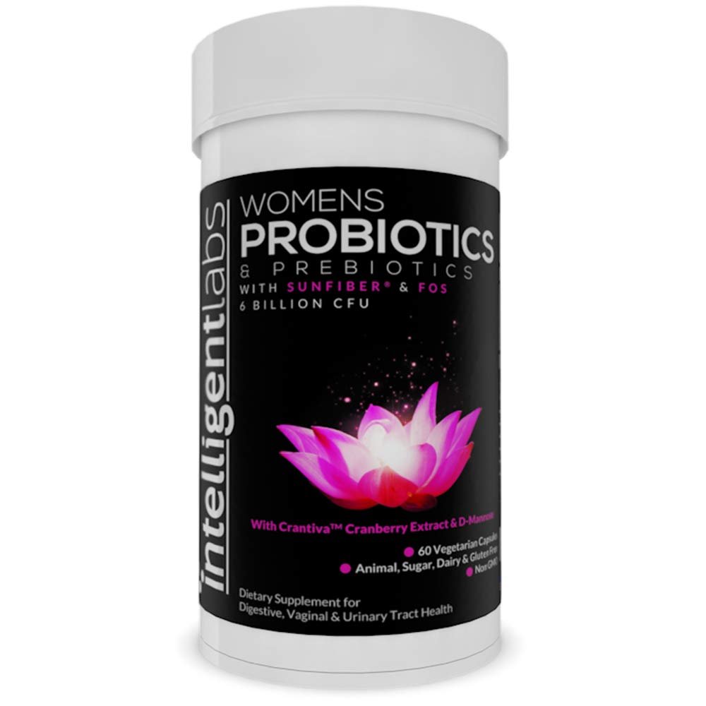 Best Womens Probiotics, UTI Formula with Cranberry Extract, D-Mannose and Prebiotics All in one! 6 B