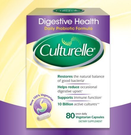 Culturelle Probiotic Bonus Pack 80 Count, Approved and Stamped with The Good House Keeping Seal