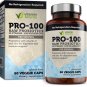 100 Billion CFU 13 Strains, Raw Probiotics with Vitamin C & Zinc for Immune Support, Gut & Digestive
