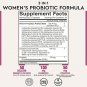 Probiotics for Women with 50 Billion CFU from 20 Strains - Shelf-Stable Womens Probiotic with Prebio