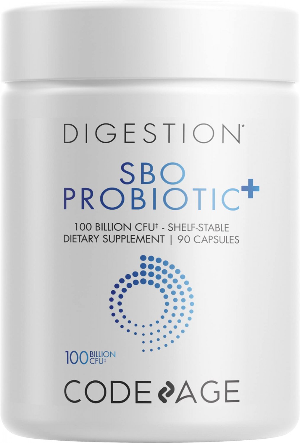Codeage SBO Probiotics, 100 Billion CFUs Per Serving, Multi Strain Soil Based Organisms Blend and Or