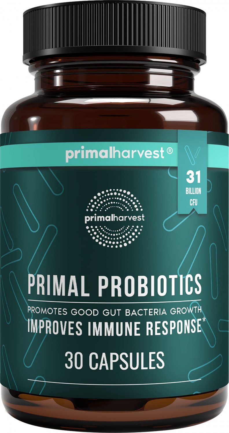 PREbiotics and PRObiotics for Women & Men by Primal Harvest, Primal Probiotics 30 Oral Probiotics Ca