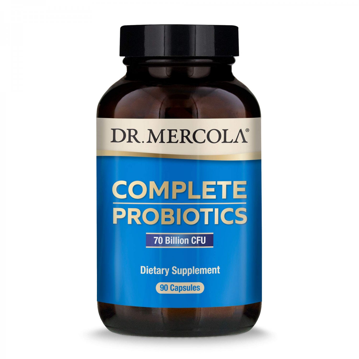 Dr. Mercola, Complete Probiotics (70 Billion CFU) 90 Servings (90 Capsules), Helps Support Digestive