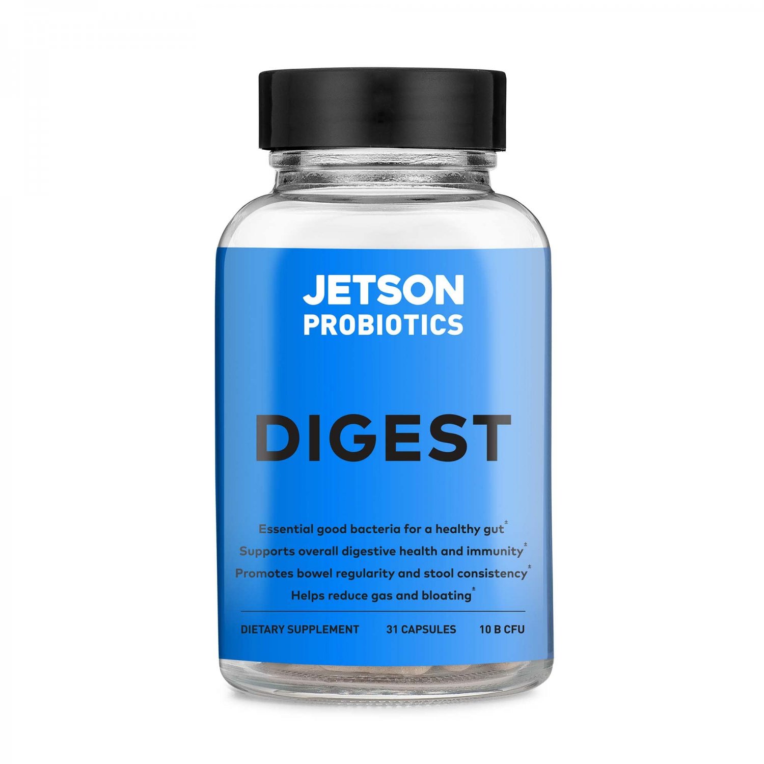 Jetson Probiotic- Digestive Support Formula ? Supports Digestive and Immunity, Promotes Regular Bowe