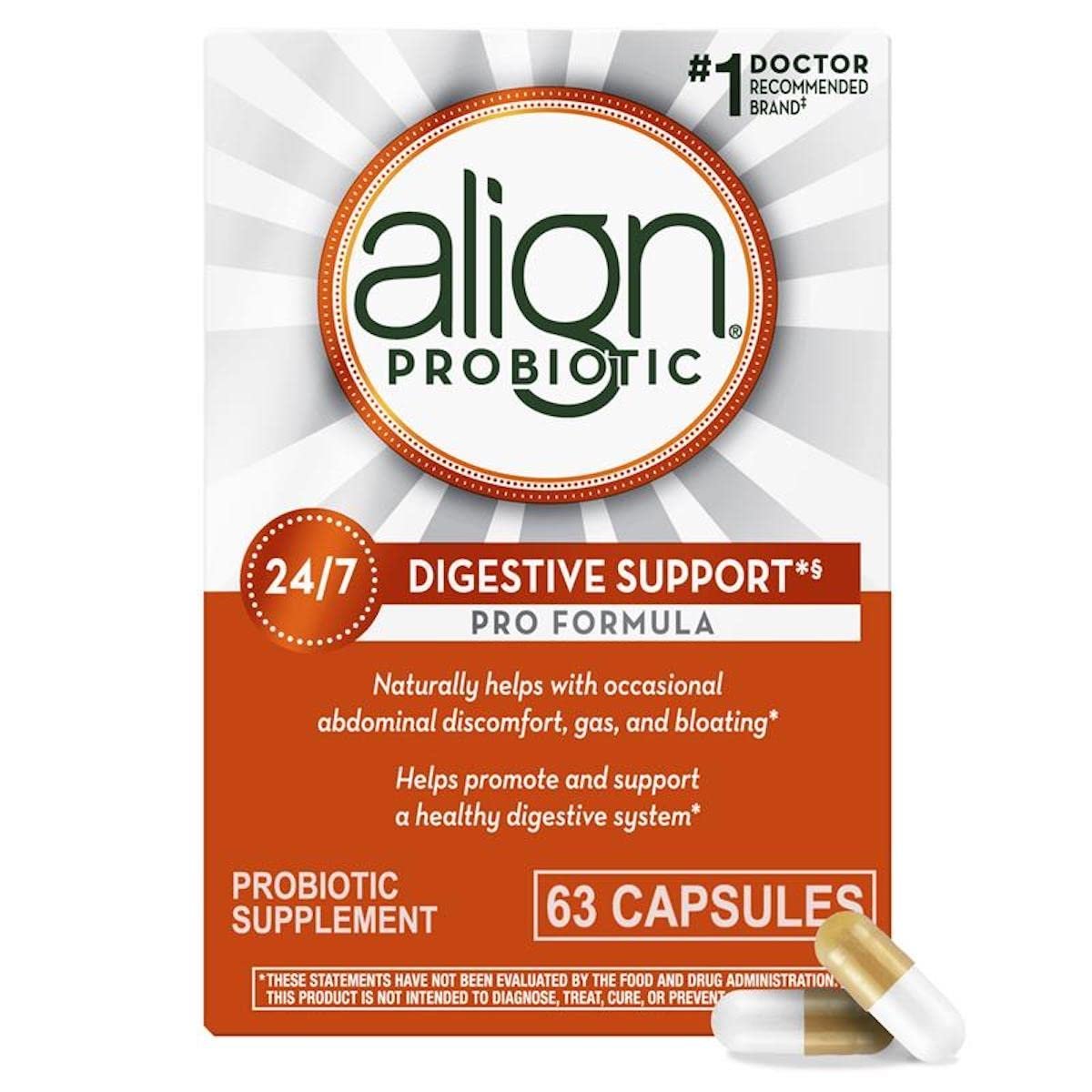 Align Probiotic Pro Formula, #1 Doctor Recommended Brand, Helps Soothe Occasional Gas, Abdominal Dis
