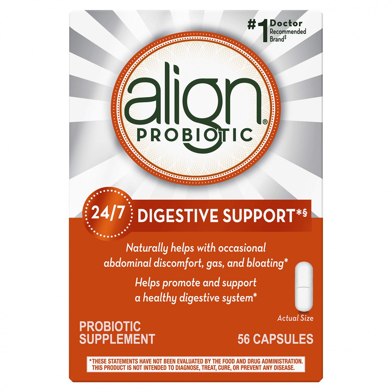 Align Probiotics, Probiotics for Women and Men, Daily Probiotic Supplement for Digestive Health,  #1