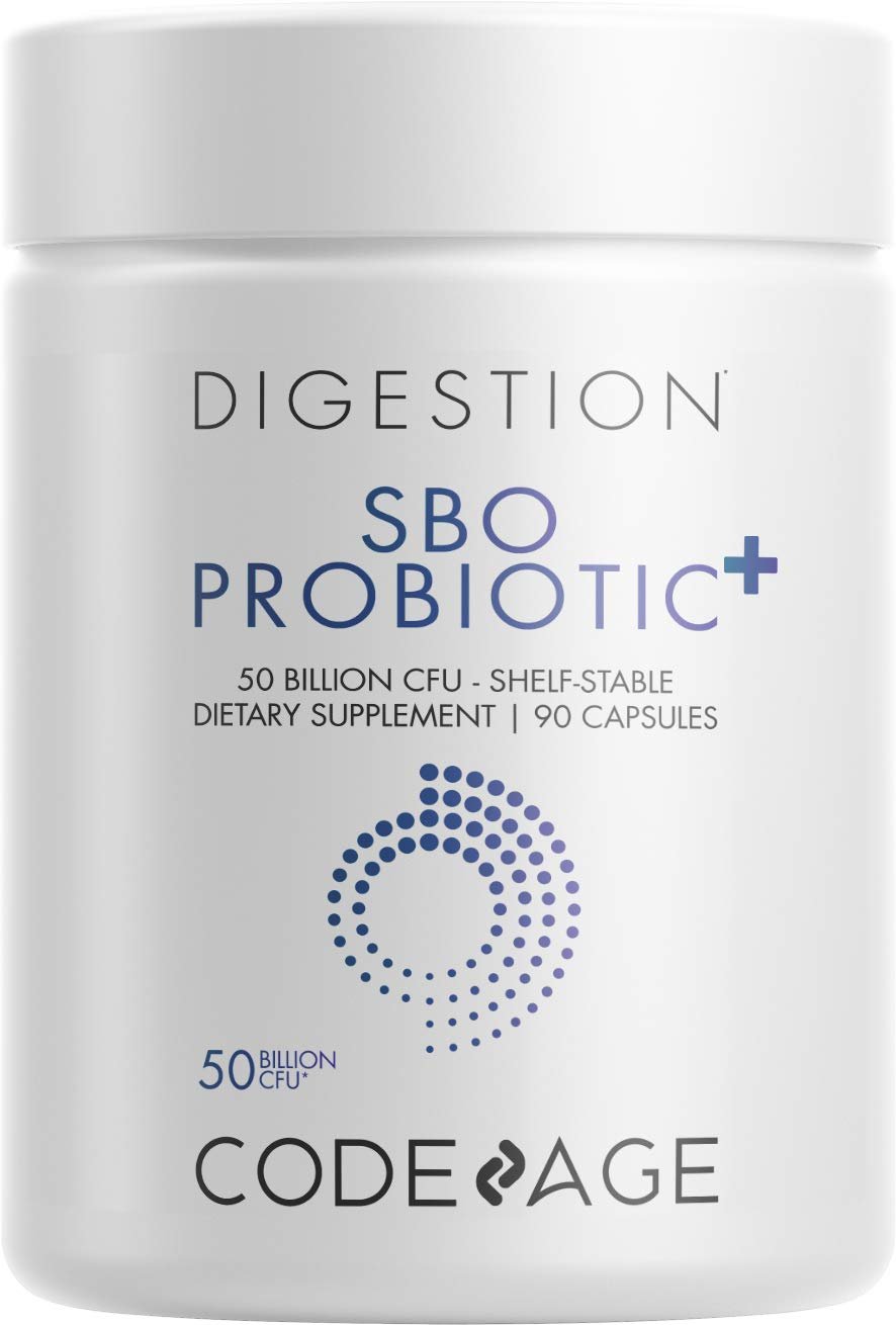 Codeage SBO Probiotics, 50 Billion CFUs Per Serving, Multi Strain Soil Based Organisms Blend and Org