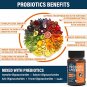 Probiotics for Men and Women - Probiotics 100 Billion CFU, Organic Probiotics and Prebiotics, 27 Str