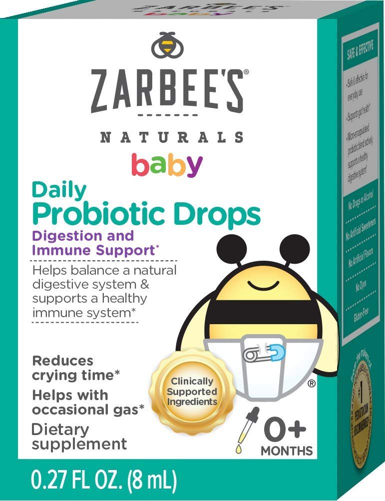 Zarbee's Naturals Baby Daily Probiotic Drops, 0.27 Ounces