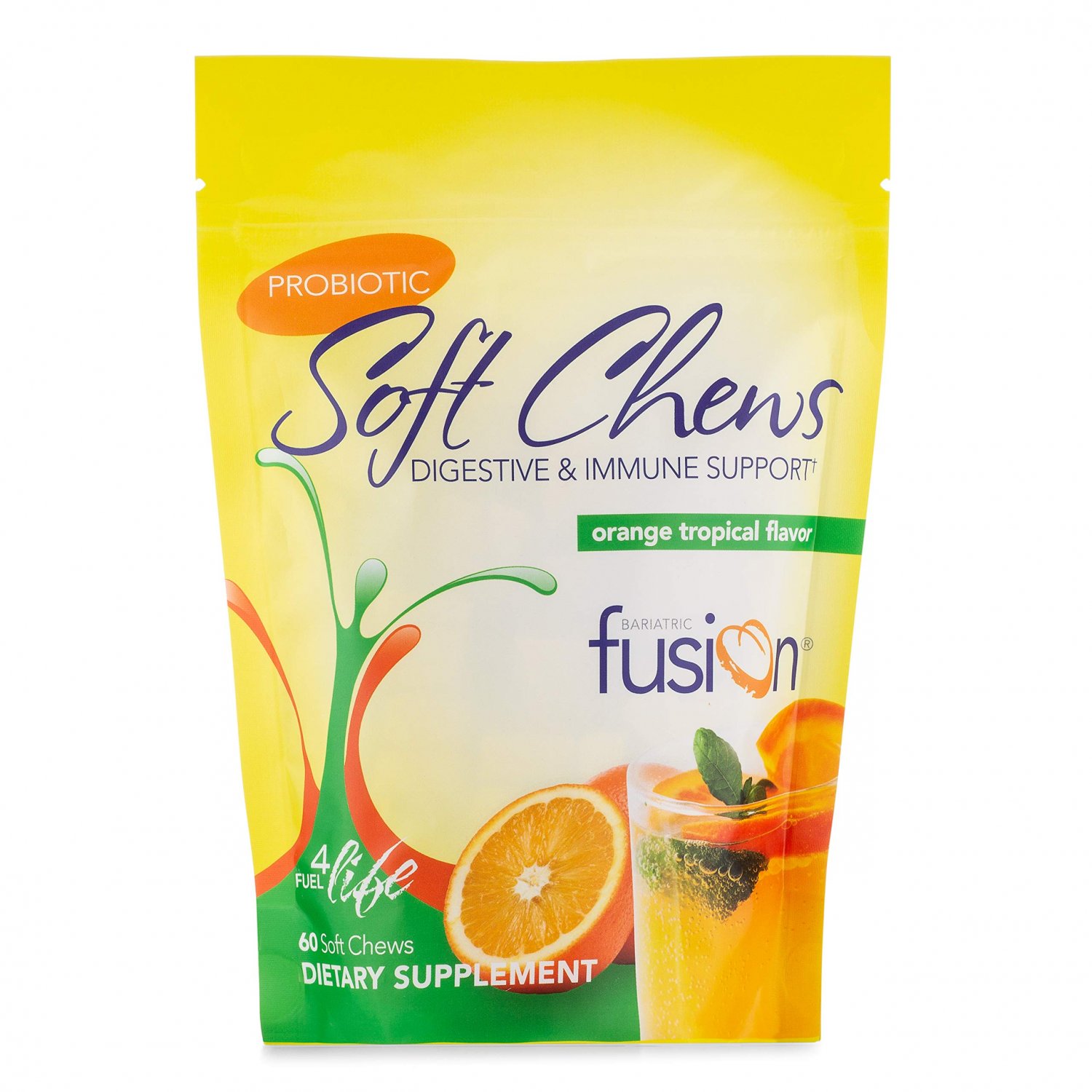 Bariatric Fusion Bariatric Probiotic Soft Chews with 10 Billion Live Organisms to Support Digestive