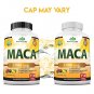 Organic Maca Root Black, Red, Yellow 1900 MG per Serving - 150 Vegan Capsules Peruvian Maca Root Gel