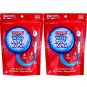 Colgate Max Fresh Wisp Disposable Mini Toothbrush, Peppermint - 24 Count, 2-Pack