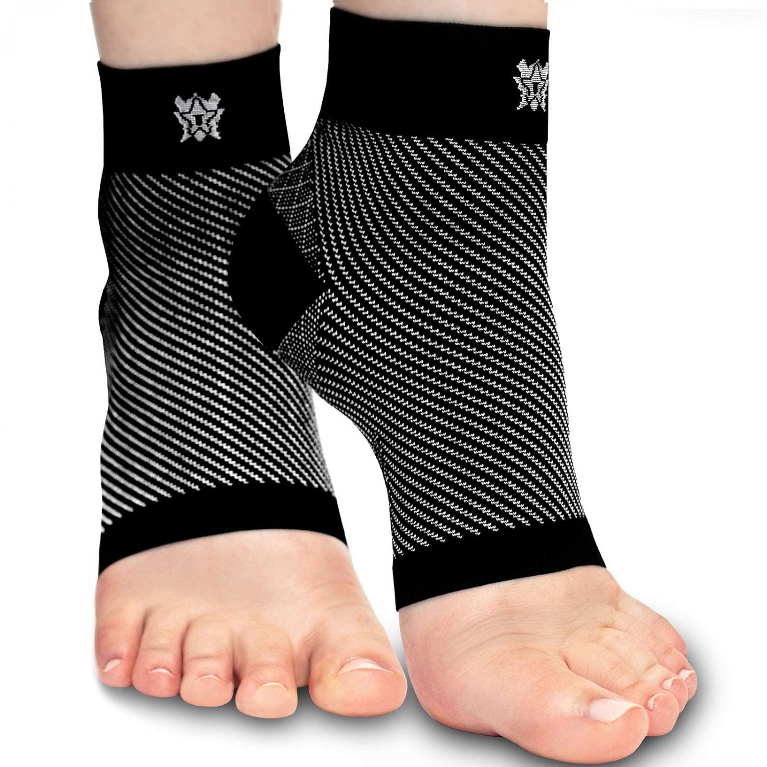 Bitly Plantar Fasciitis Compression Socks for Women & Men - Best Ankle Compression Sleeve, Nano Brac