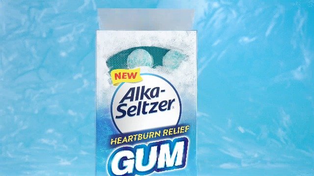 Alka Seltzer Extra Strength Cool Action Heartburn Relief Gum, Cool Mint ...