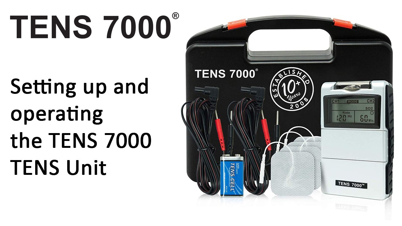 Tens 7000 Digital Tens Unit With Accessories - Tens Unit Muscle 