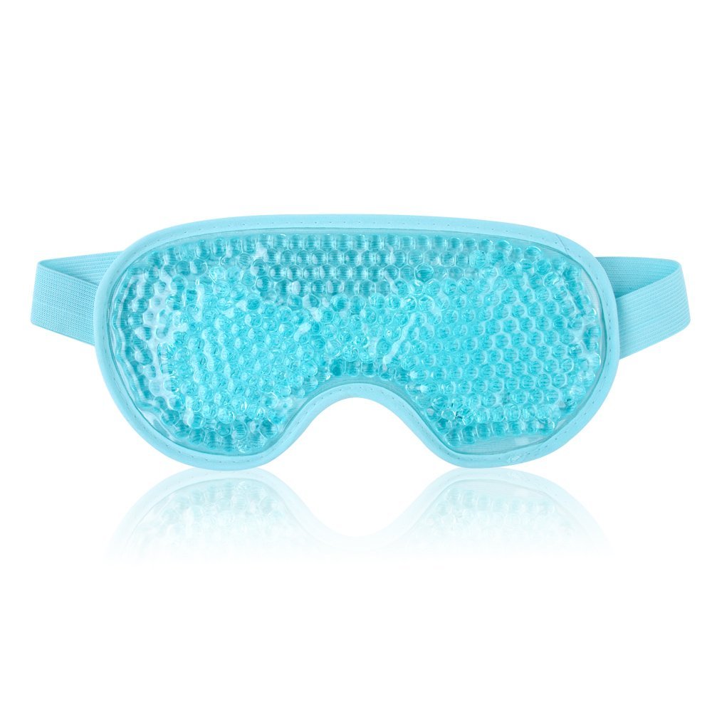 NEWGO Cooling Eye Mask Gel Eye Mask Reusable Cold Eye Mask for Puffy Eyes, Eye Ice Pack Eye Mask wit