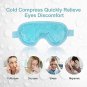 NEWGO Cooling Eye Mask Gel Eye Mask Reusable Cold Eye Mask for Puffy Eyes, Eye Ice Pack Eye Mask wit