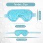 NEWGO Cooling Eye Mask Gel Eye Mask Reusable Cold Eye Mask for Puffy Eyes, Eye Ice Pack Eye Mask wit