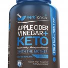 Apple Cider Vinegar Capsules Plus Keto BHB | Fat Burner & Weight Loss Supplement for Women & Men | A