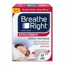 Breathe Right Extra Strength Tan Nasal Strips, Nasal Congestion Relief due to Colds & Allergies, Red