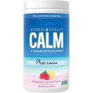 Natural Vitality Calm PLUS Calcium, Magnesium Citrate Supplement Powder, Anti-Stress Drink Mix, Rasp