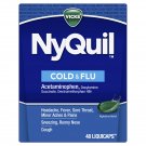 Vicks NyQuil LiquiCaps, Nighttime Relief of Cough, Cold & Flu Relief, Sore Throat, Fever, & Congesti