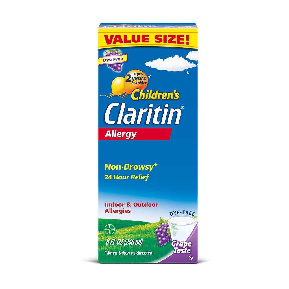 Claritin Children's 24 Hour Allergy Medicine for Kids, Non-Drowsy Allergy Relief, Loratadine Antihis