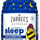 Zarbee's Kids Melatonin Gummy, Drug-Free & Effective Bedtime Childrens Sleep Aid Supplement, Natural