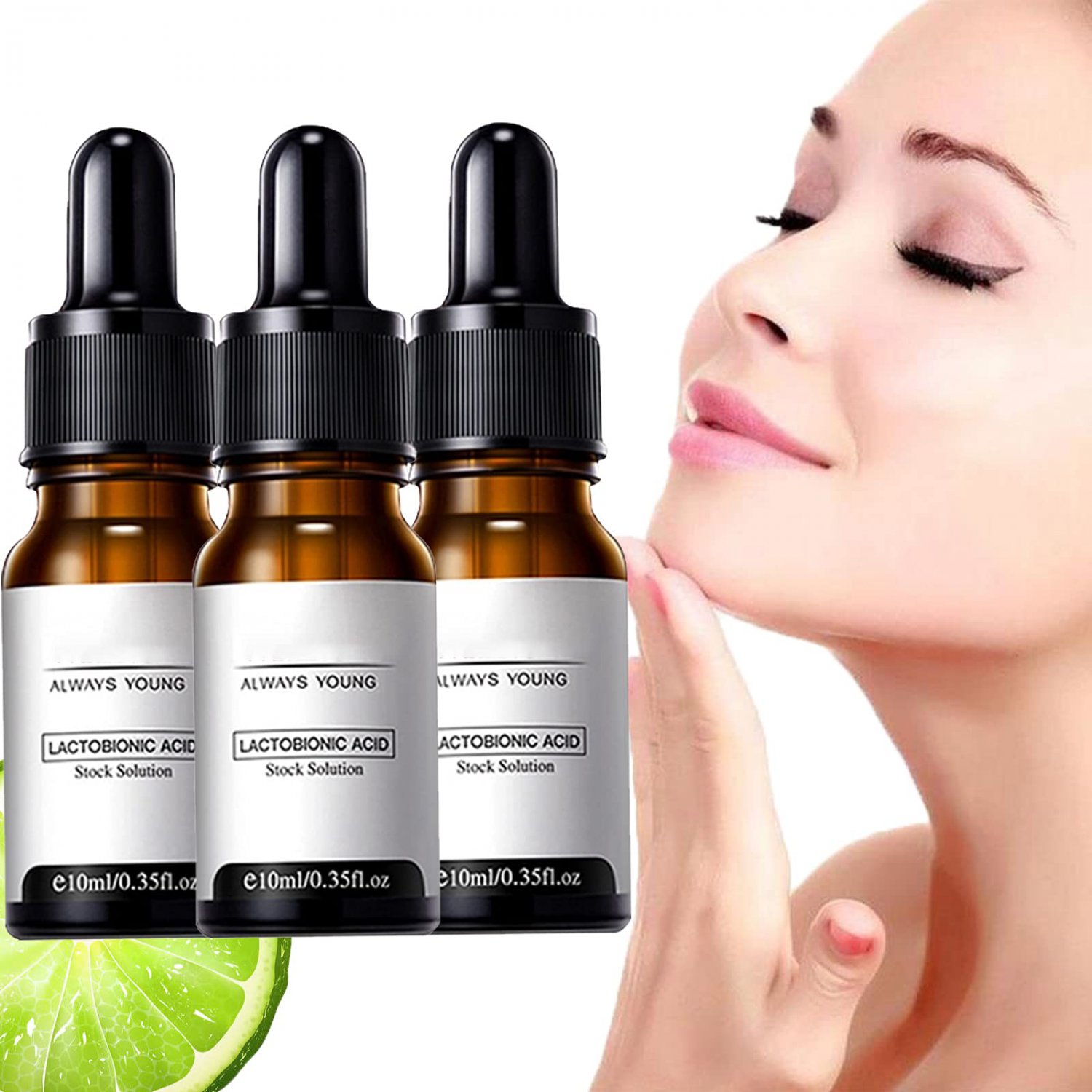 All in One Essence Pore Refinement Serum, Whhrle Instant Perfection Serum, Always Young Lactobionic 