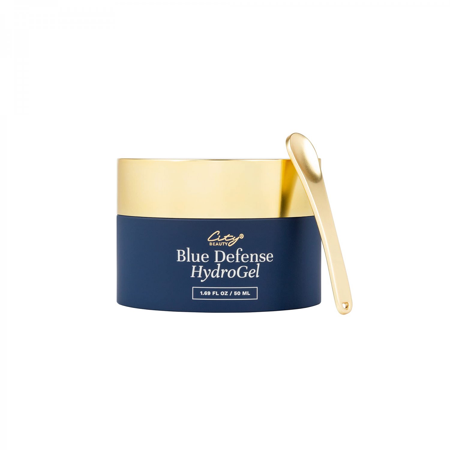 City Beauty Blue Defense HydroGel - Gel Face Moisturizer - Hydrating Formula with Hyaluronic Acid - 