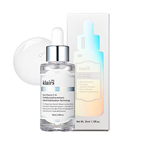 dear, klairs Freshly Juiced Vitamin Drop, 5% Hypoallergenic pure vitamin C serum, 35ml, 1.18oz | a p
