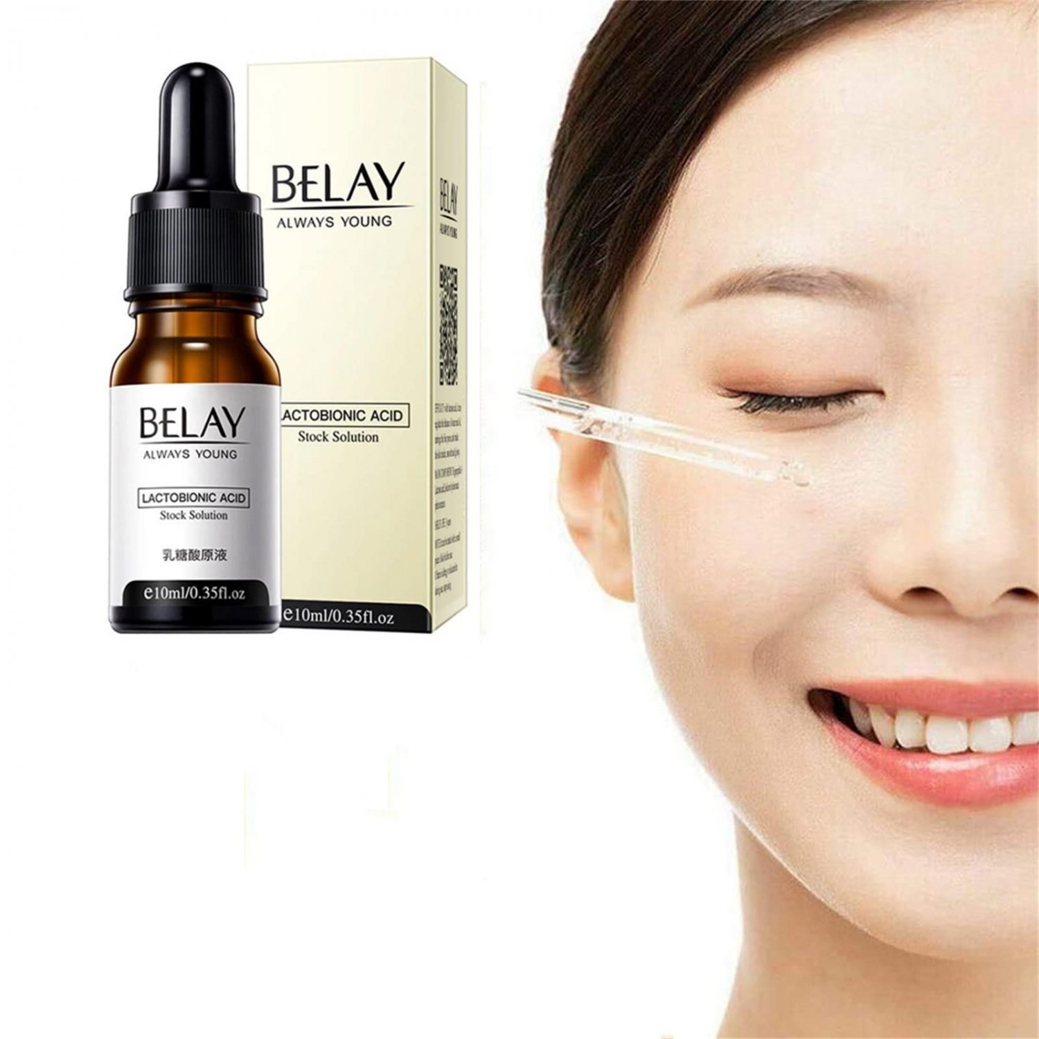 Belay Serum for The Face, Belay Always Young Lactobionic Acid Zero Pore Instant Perfection Serum, Po