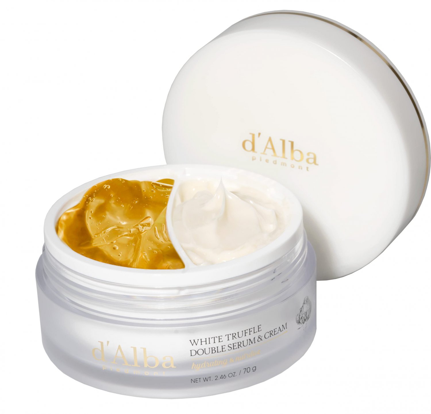 Dalba white truffle double serum and cream, vegan moisturizing aqua ...