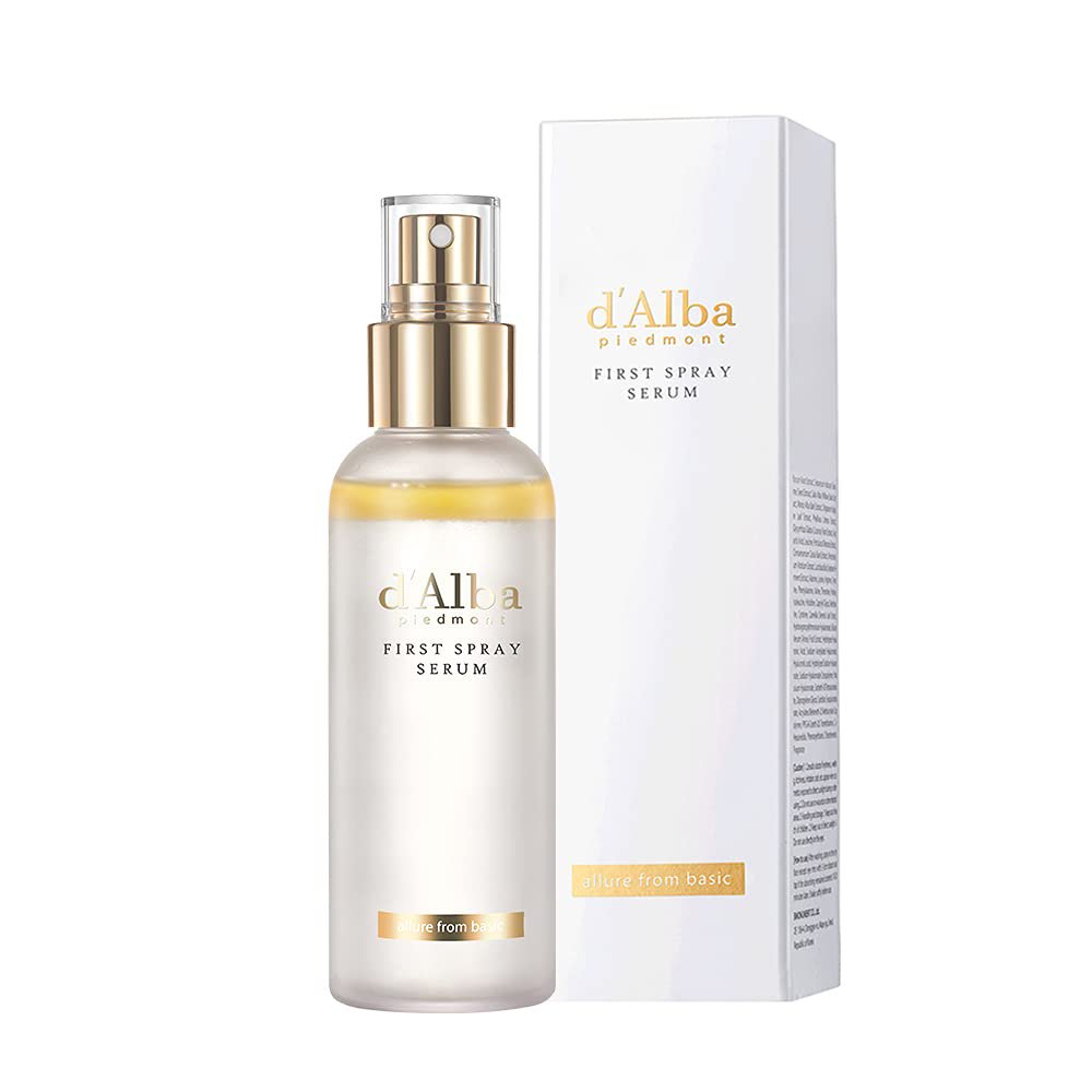 Dalba mist white truffle first spray serum mist, all-in-one hydrating glowing mist serum, avocado oi